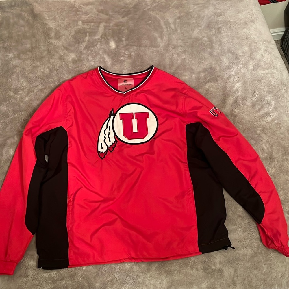 Utah track sweater